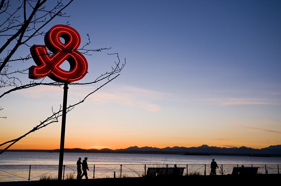 Ampersand and Sunset