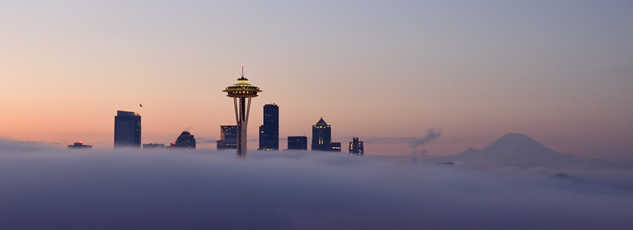 Seattle in the Fog