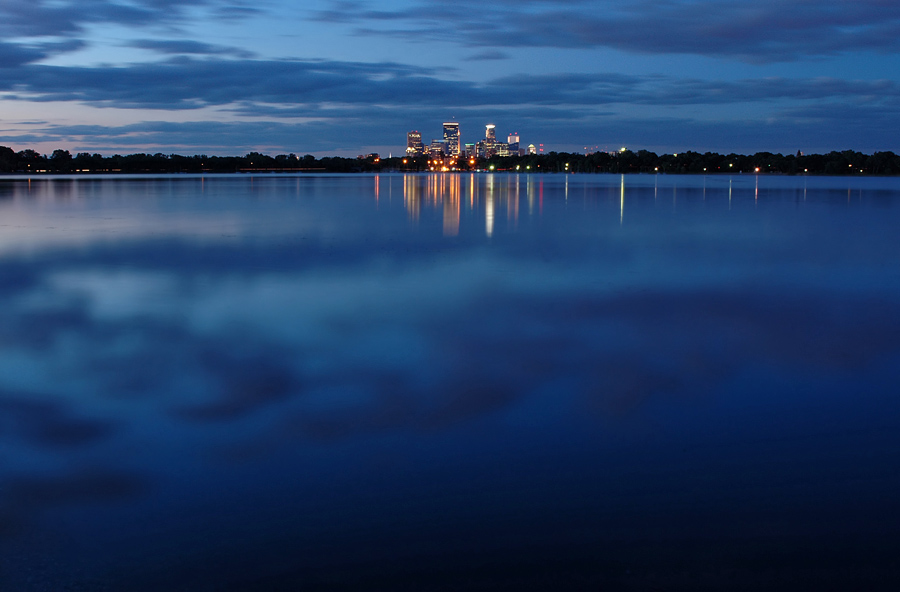 Minneapolis Sunset from Lake Calhoun